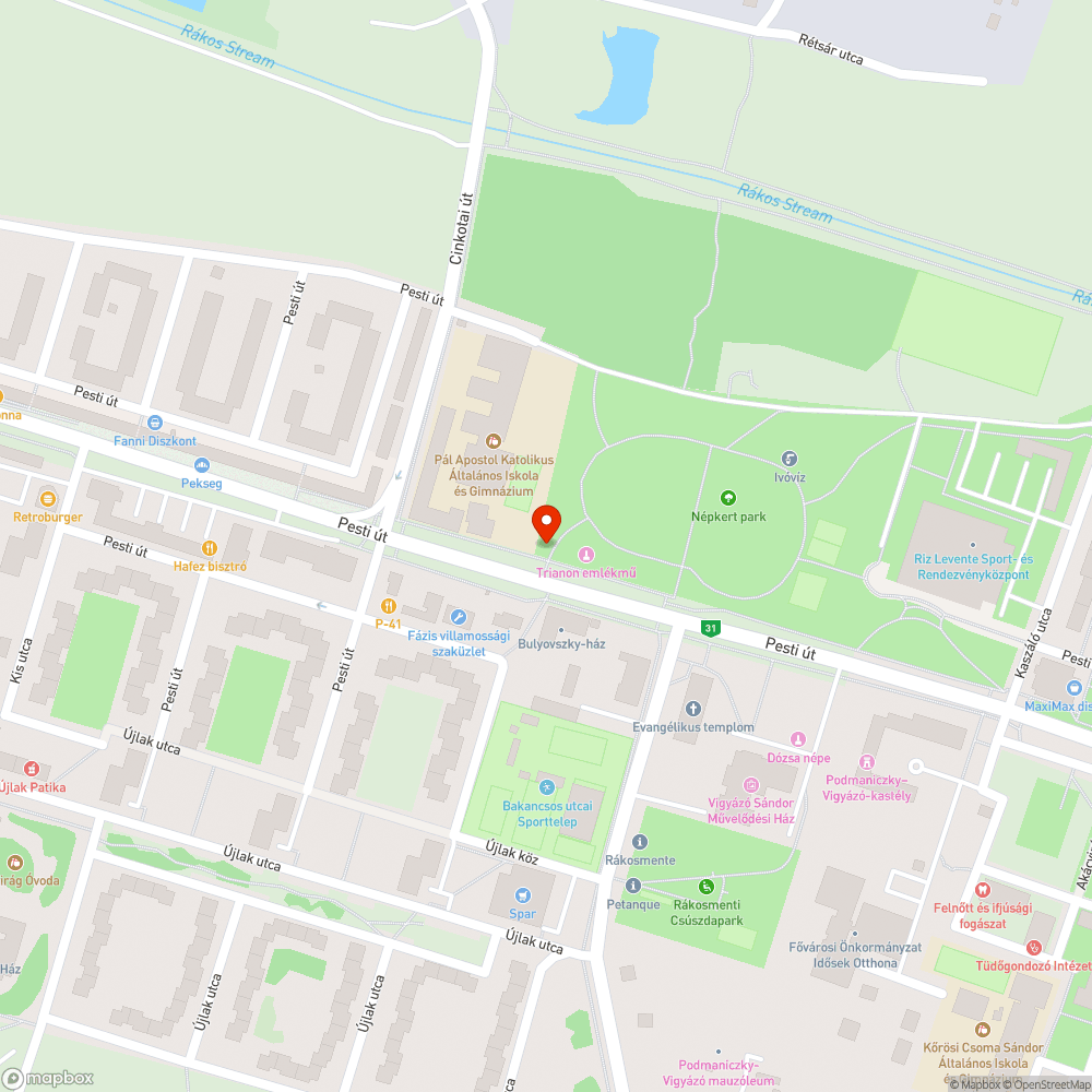 Törött lépcső bejelentés helye