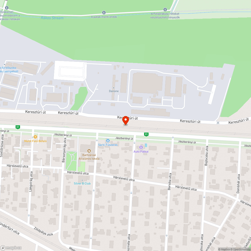 Kidőlt óriásplakát bejelentés helye