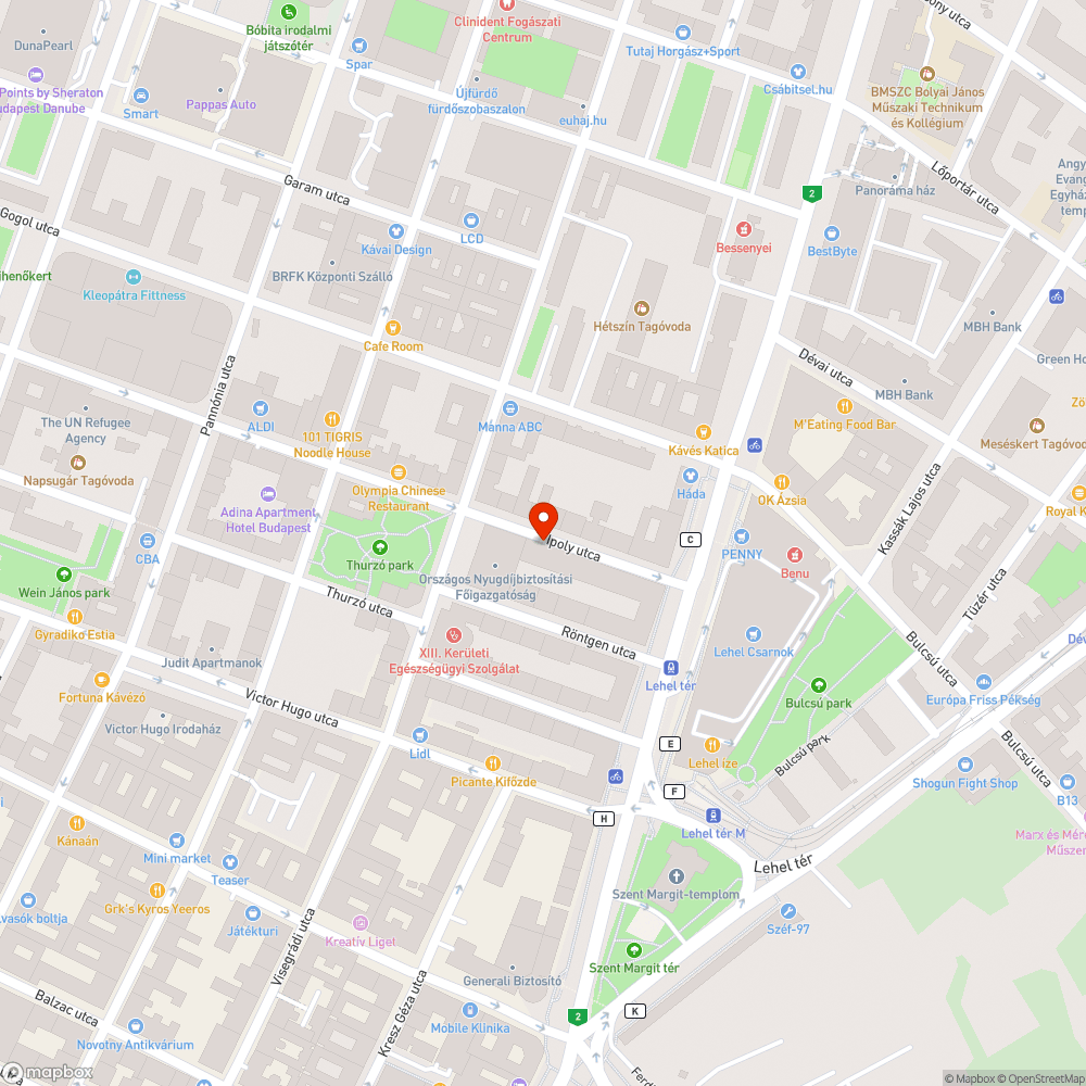 Túl magas padka bejelentés helye