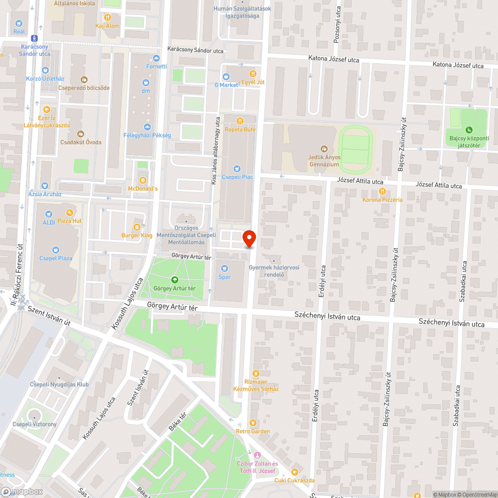 Eldugult víznyelő bejelentés helye