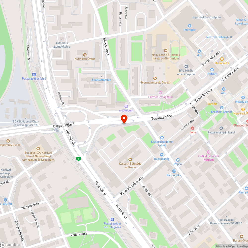 Firkás váró bejelentés helye