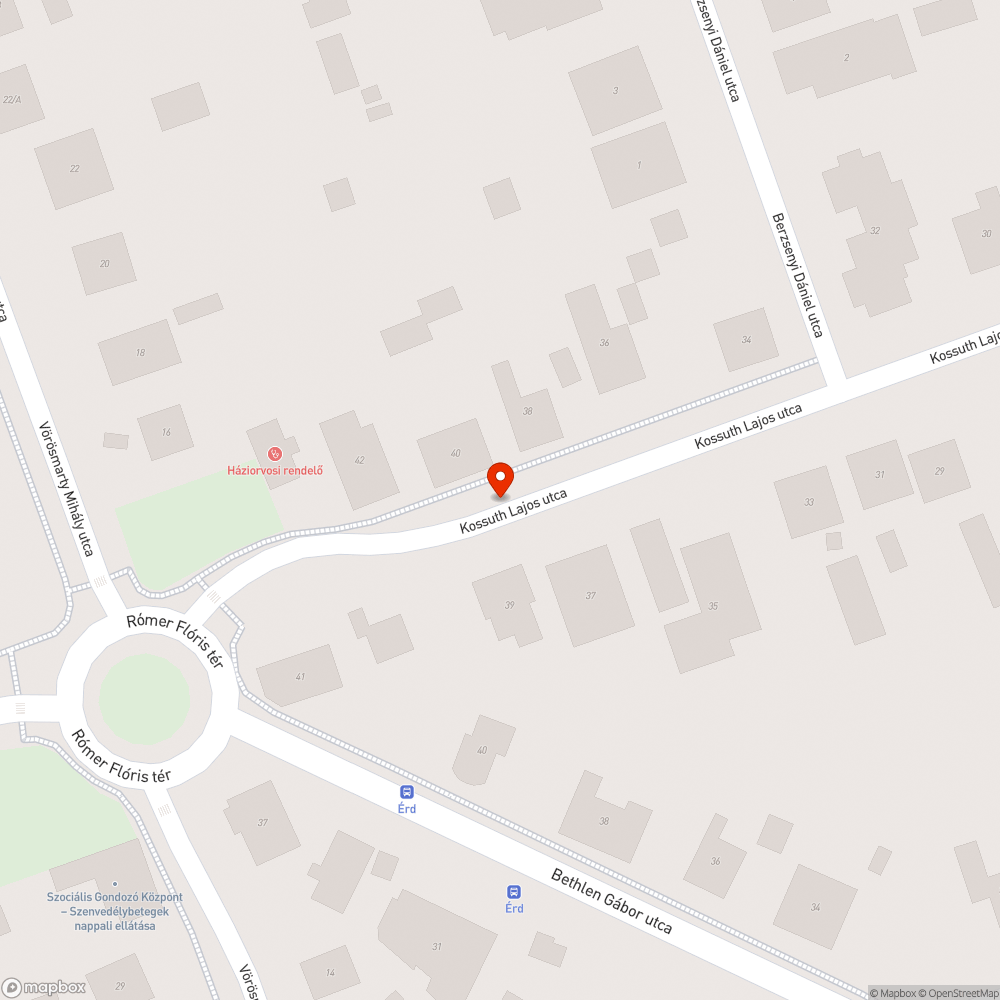 Kiásva hagyott munkagödör bejelentés helye