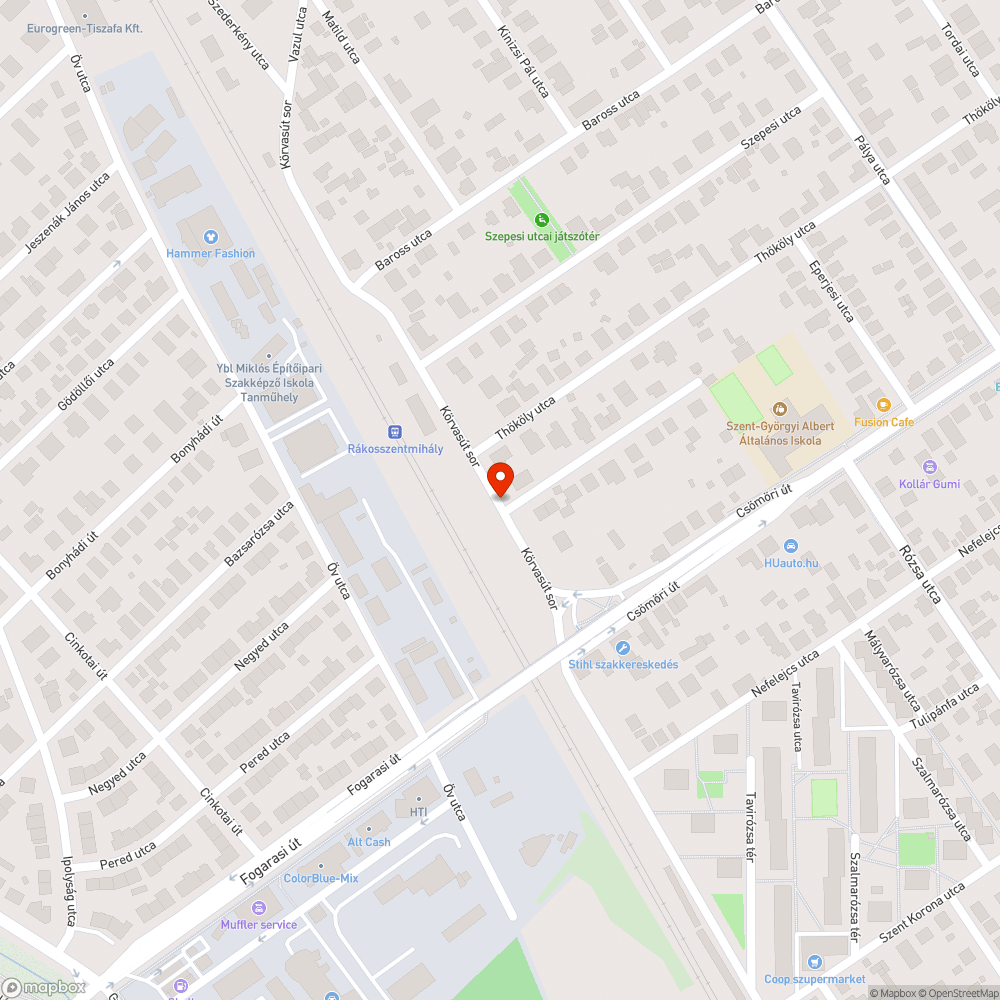 Úttestre belógó fák bejelentés helye