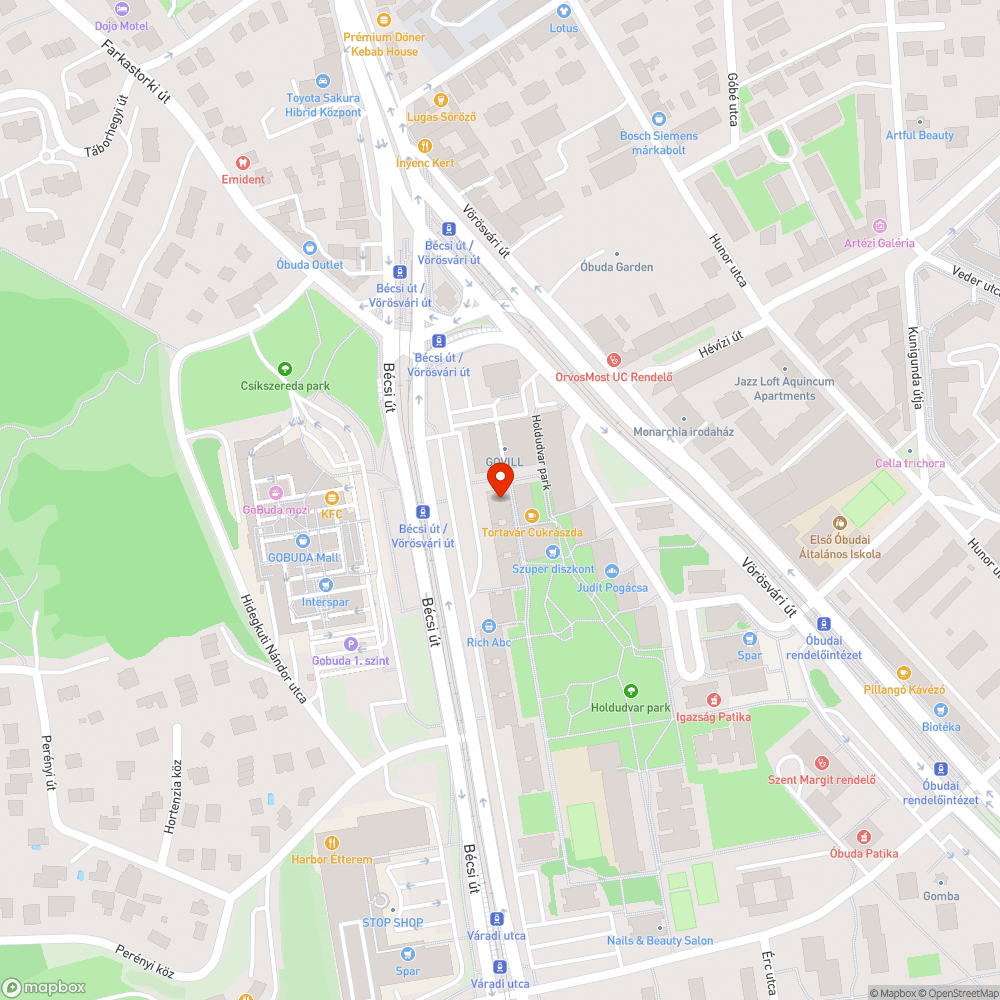 Parkolóban hagyott szemét bejelentés helye