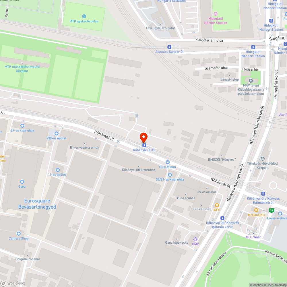 Nincs világítás a villamosmegállóban bejelentés helye