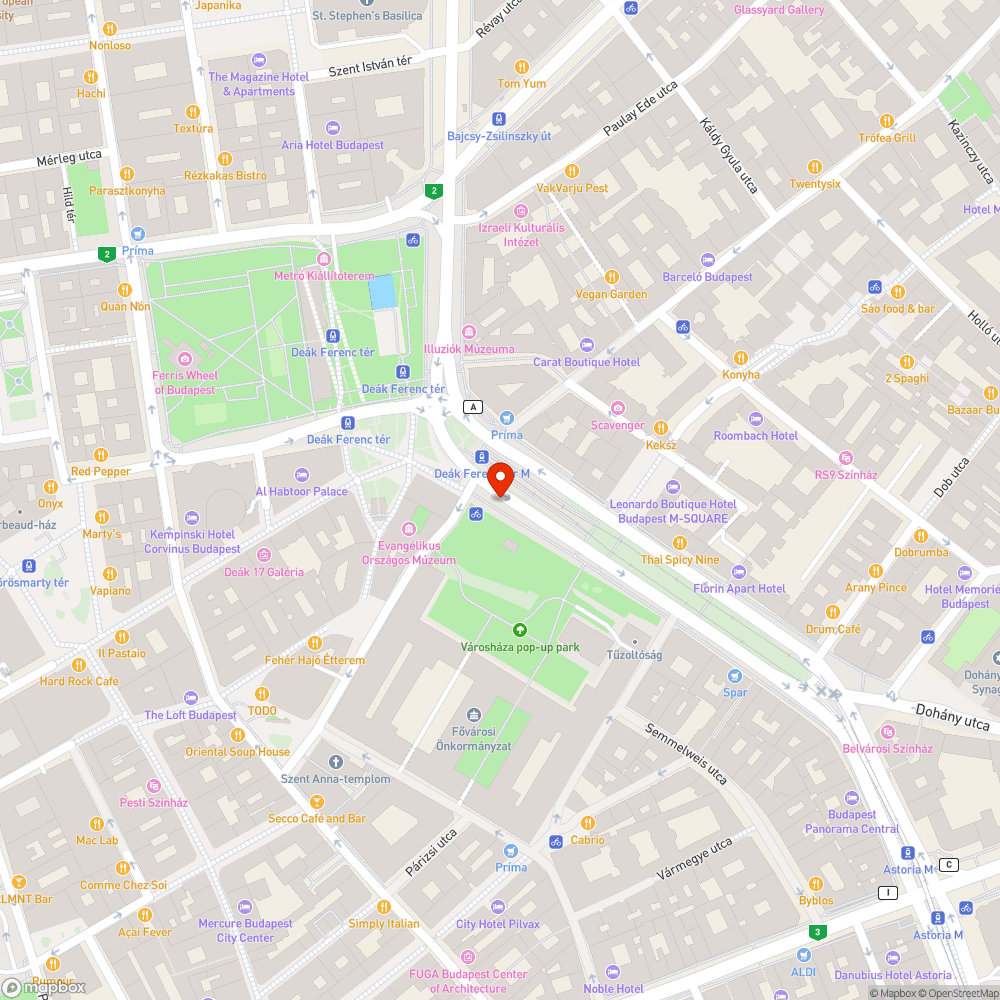 Graffitis fal bejelentés helye