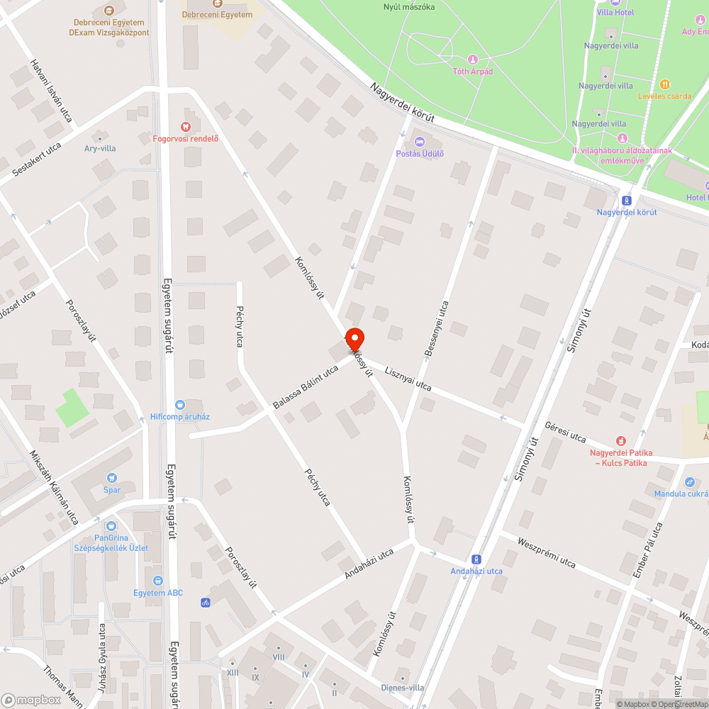 roncs autó bejelentés helye