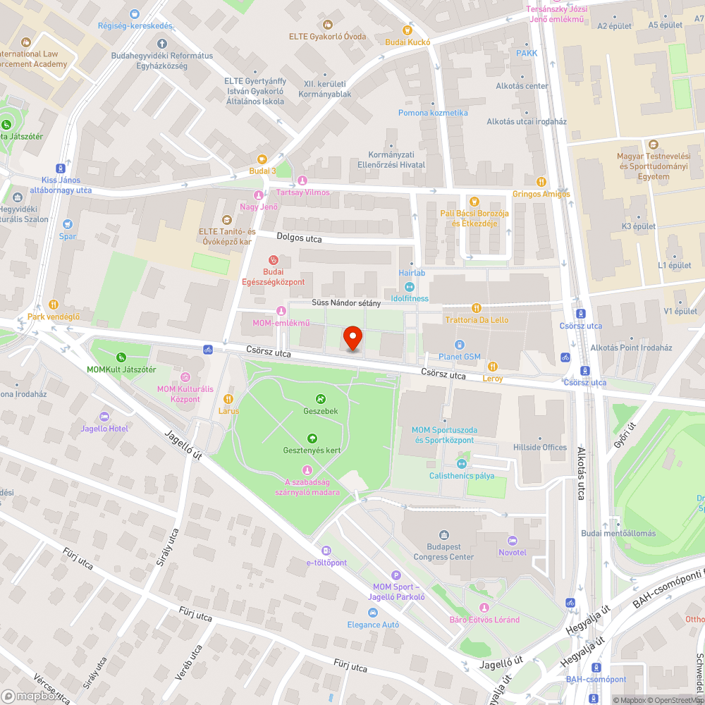 oszlopcsonk bejelentés helye