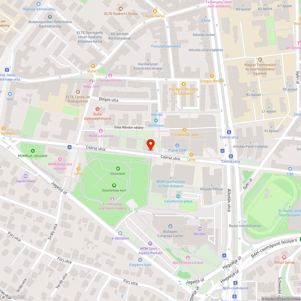 Felesleges kanyarodósáv bejelentés helye