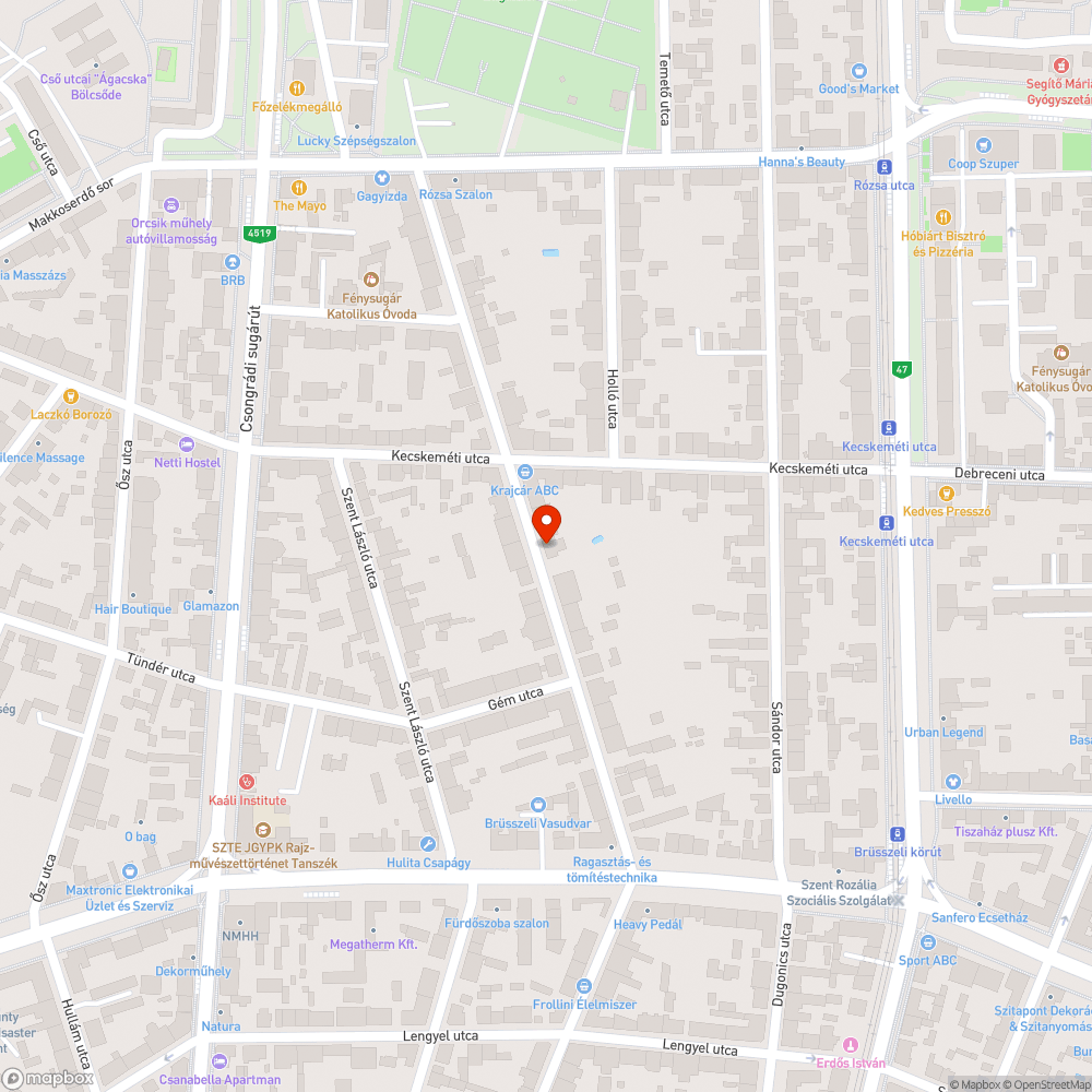 Tuskómarás - Csuka utca 23. bejelentés helye