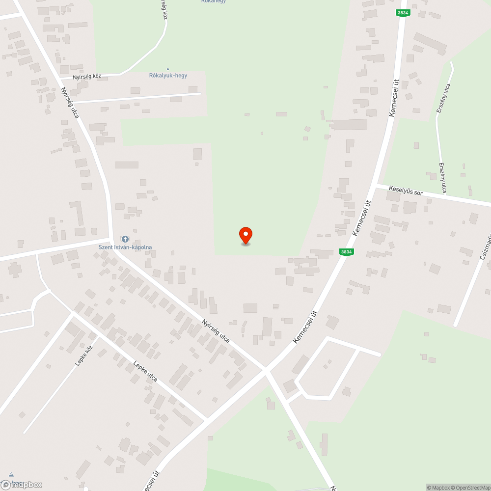 Illegális szemétlerakás bejelentés helye