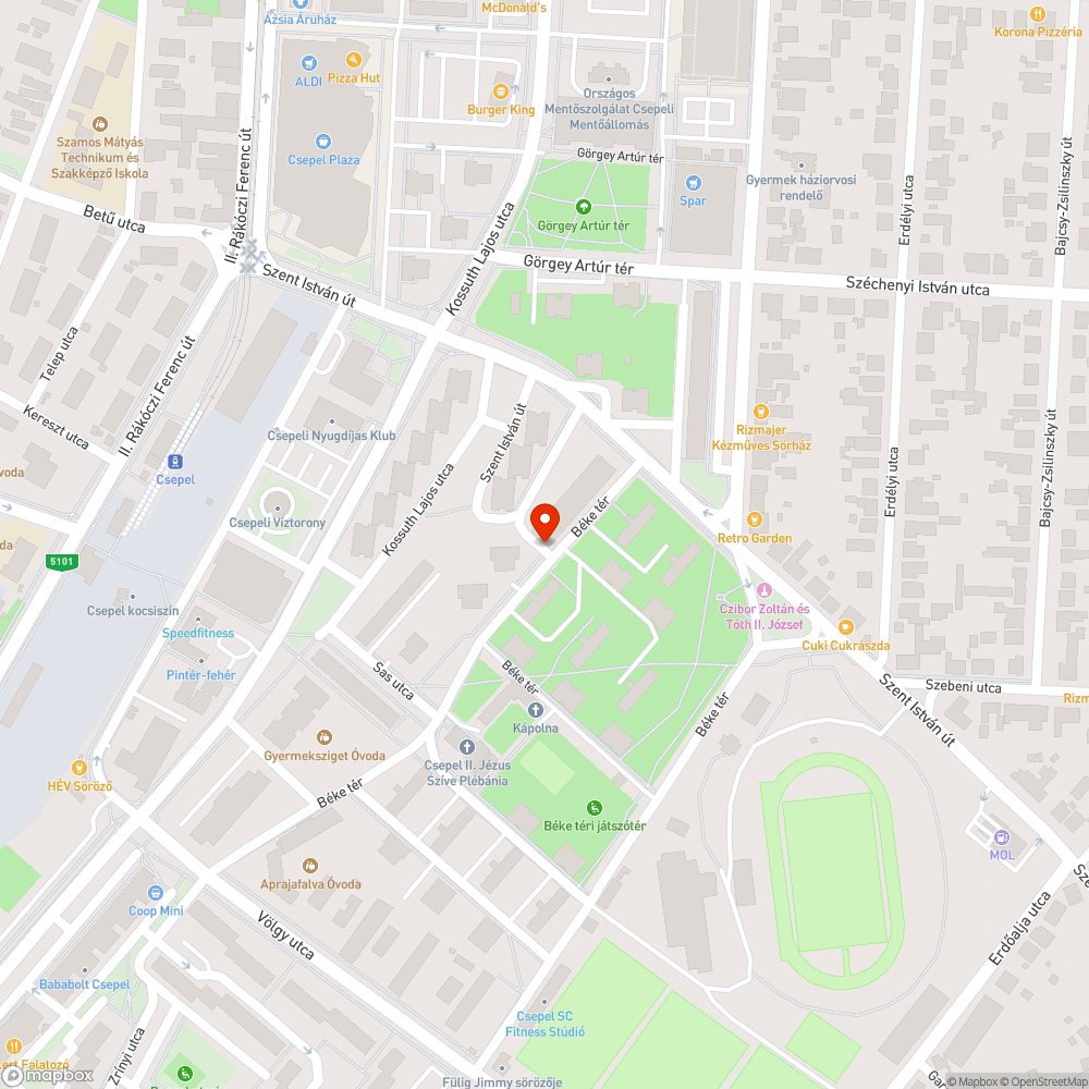 Járhatatlan gyalogjáró bejelentés helye