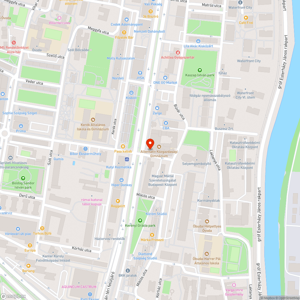 Kiégett zöld lámpa a Raktár utcánál bejelentés helye