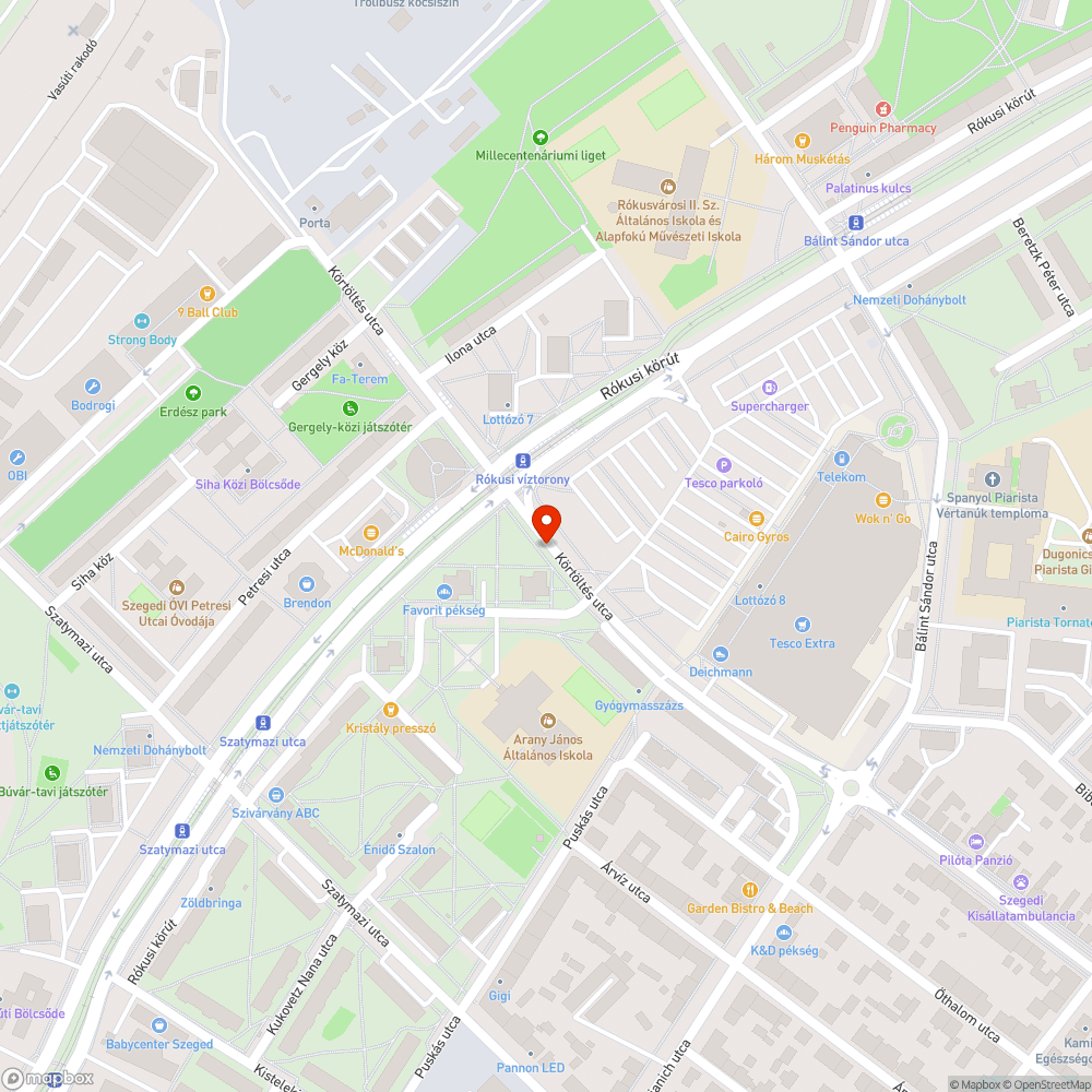 Itthagyott beton hulladék - Kukovetz Nana u. 1., Körtöltés utca felől bejelentés helye