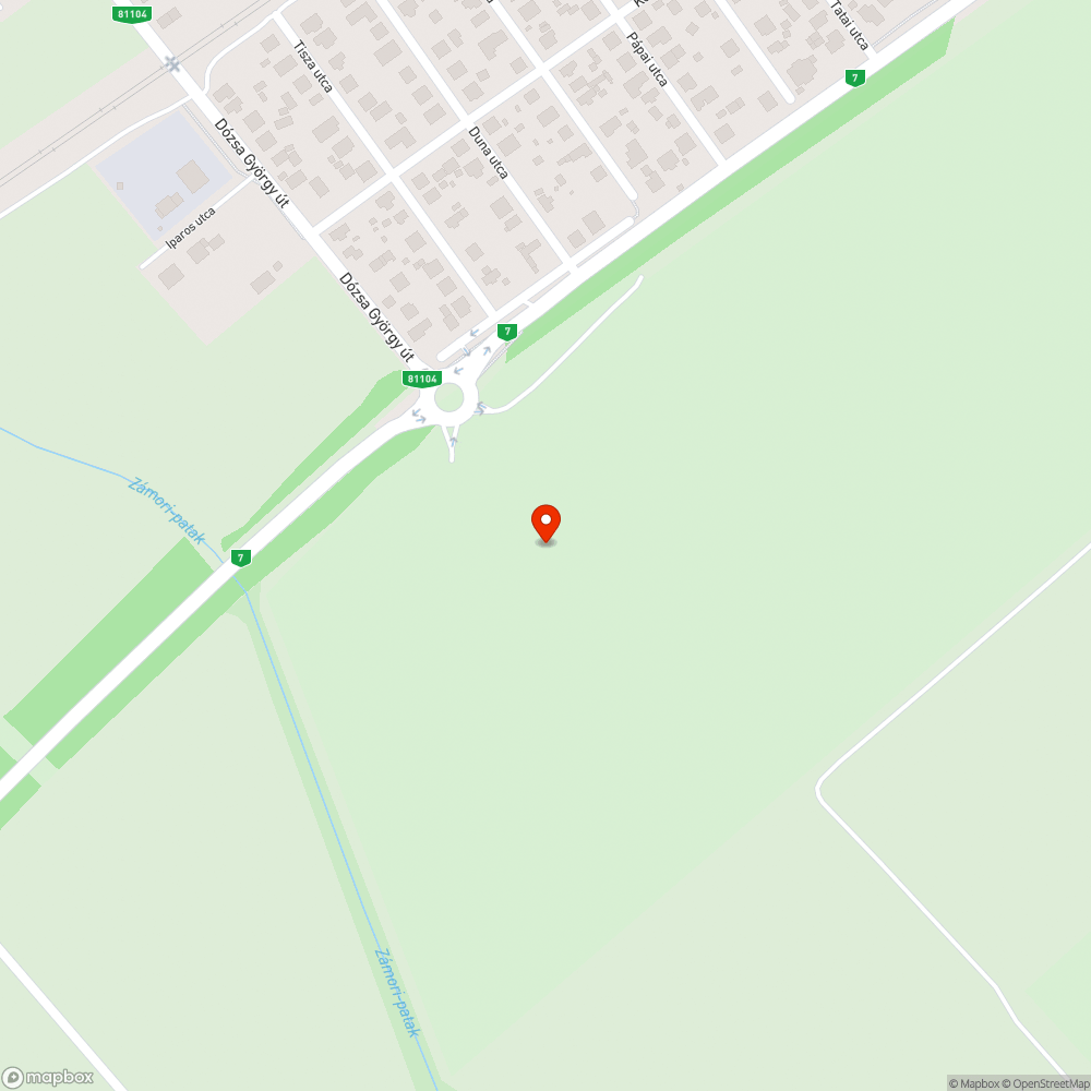 Kitört tábla bejelentés helye