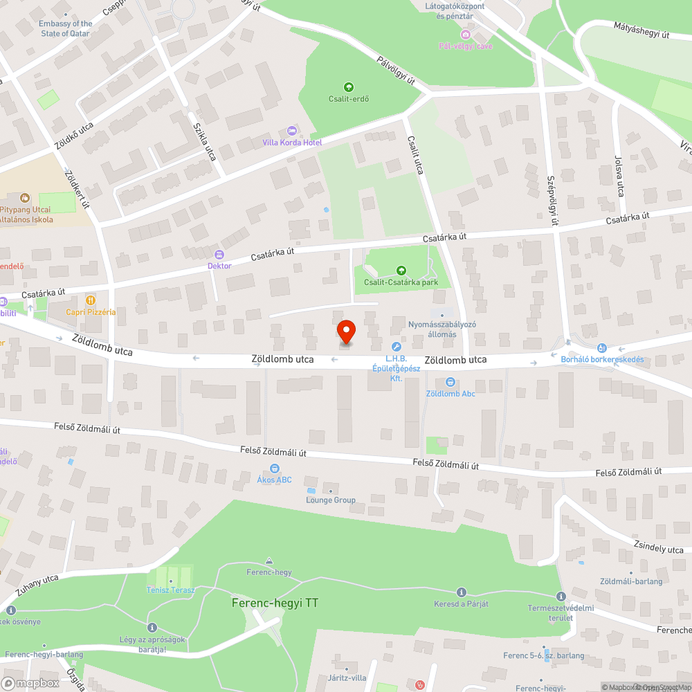 Elhullott róka tetem a járdán bejelentés helye