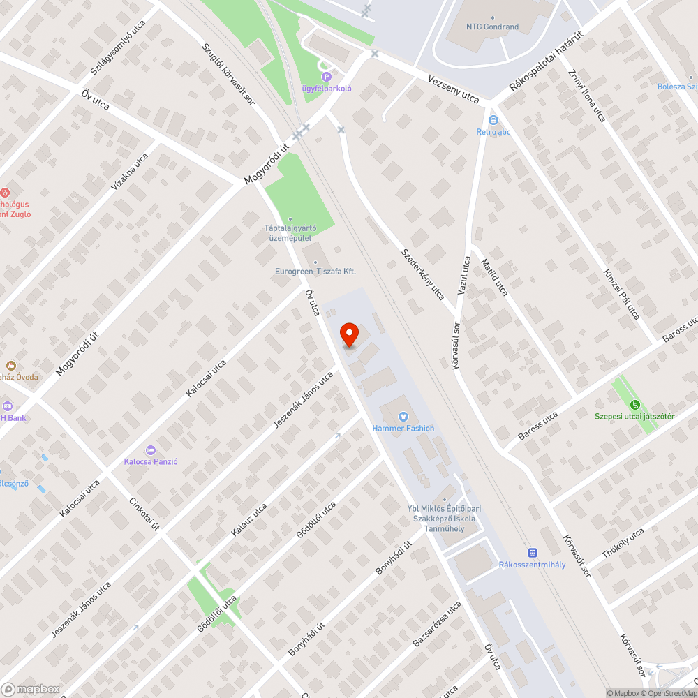 Elhagyott autók bejelentés helye