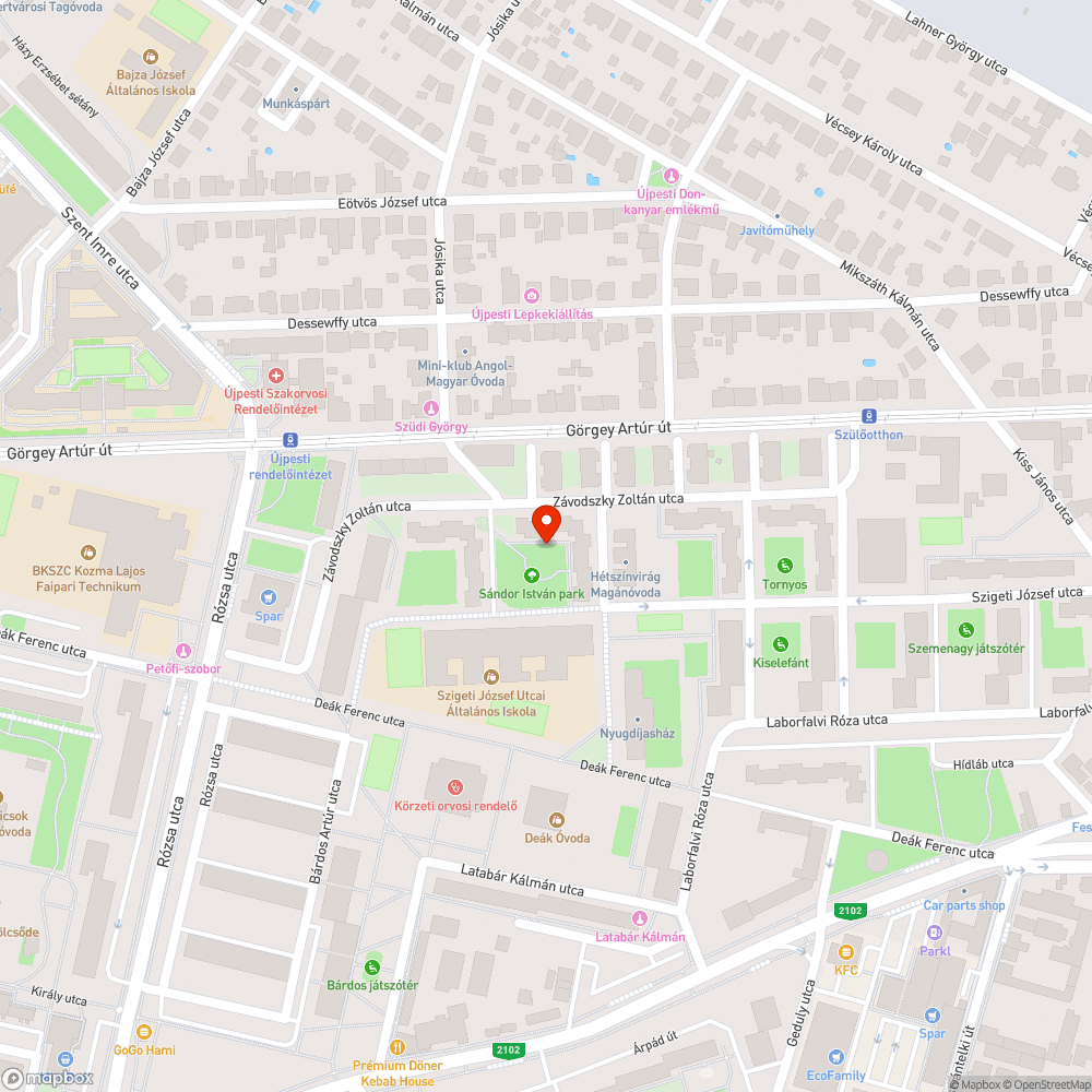 Illegális szemétlerakás bejelentés helye