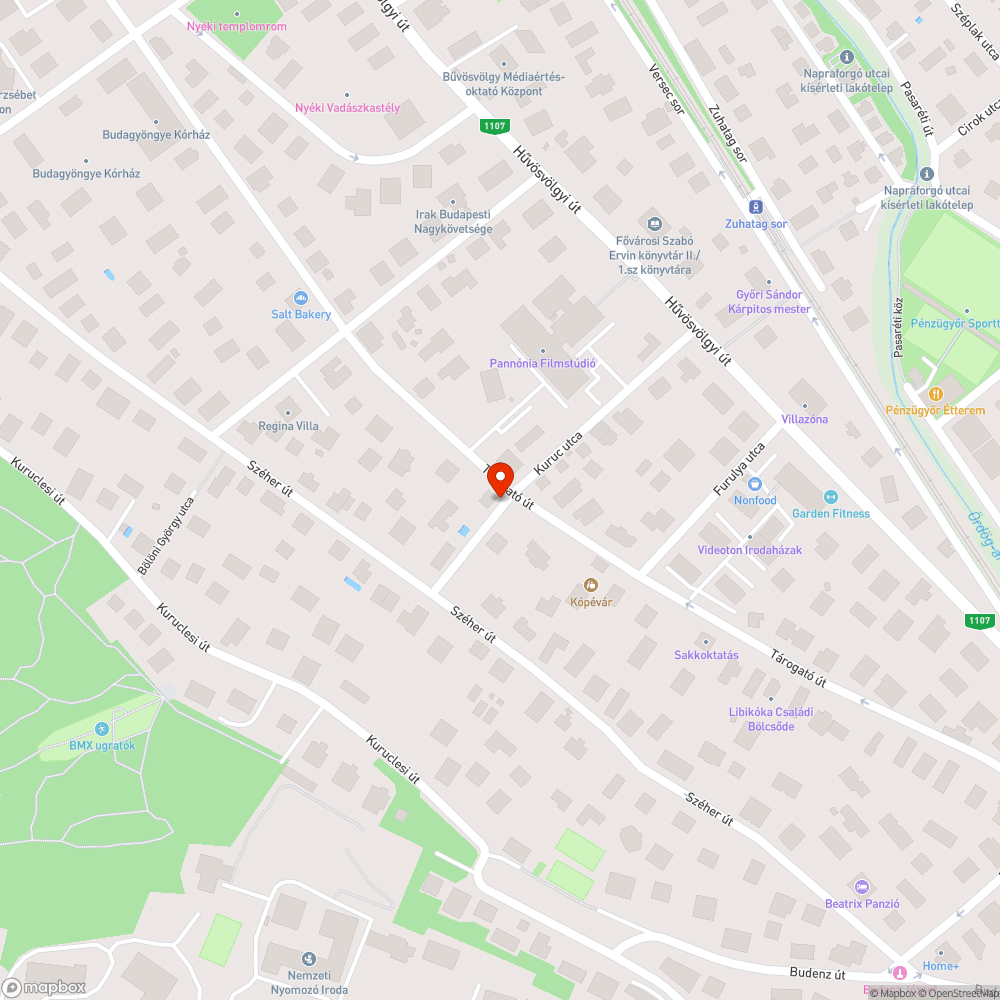 Kátyú a Kuruc utcában bejelentés helye