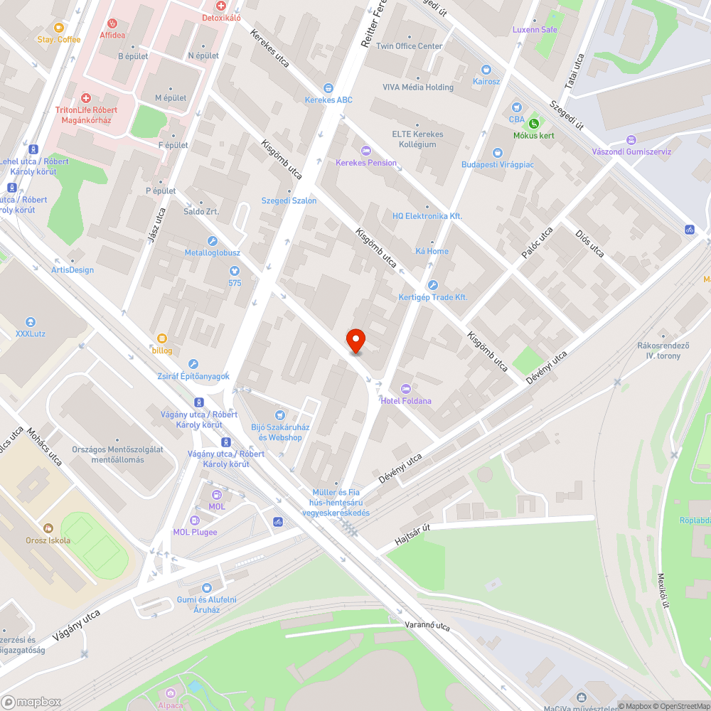 Járdából kiálló fedél bejelentés helye