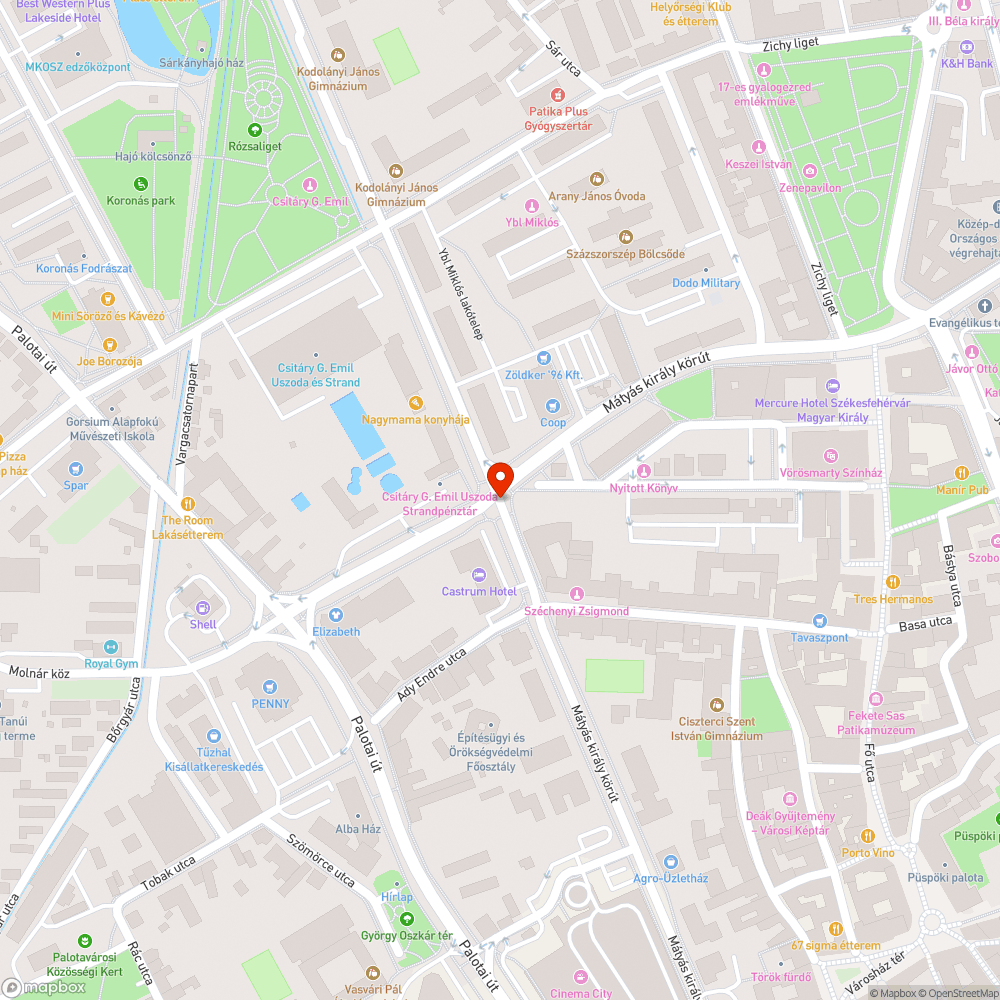 Üvegszilánkok az úttesten bejelentés helye