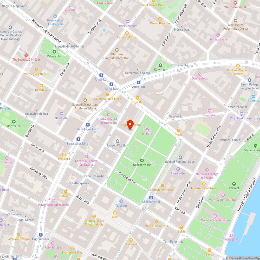 Csapszekrény fedele hiányzik - Széchenyi tér és Kiss Ernő utca sarka bejelentés helye