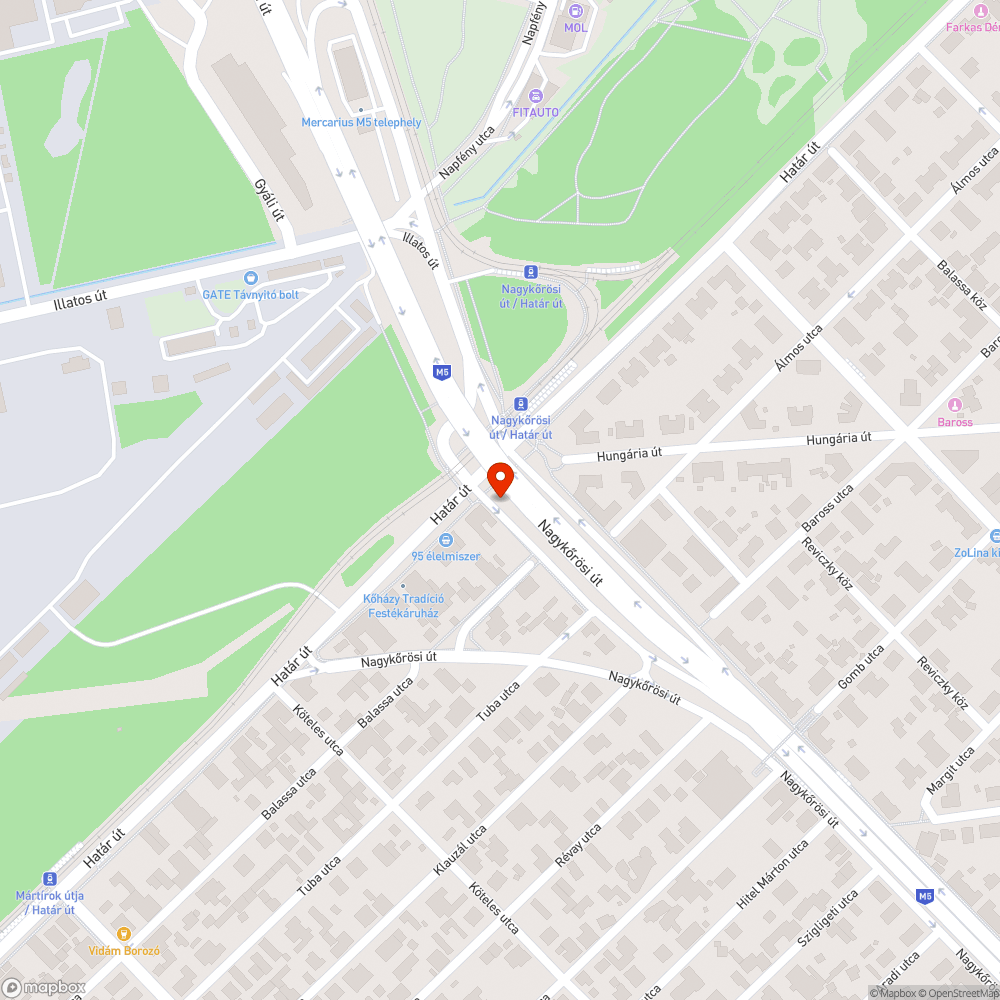 Megkötött aszfalt kupac bejelentés helye