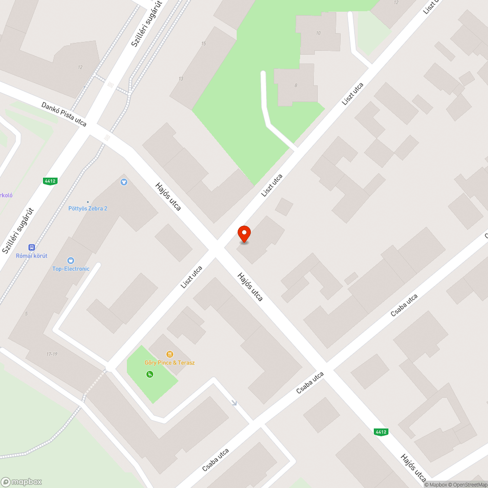 Tuskómarás - Hajós utca 21. bejelentés helye