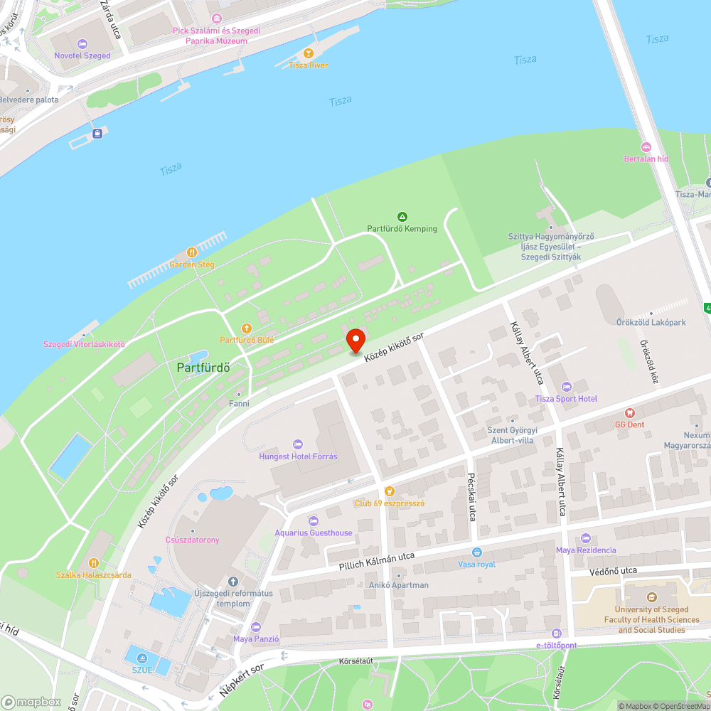 Felesleges oszlop - Közép kikötő sor 14., Vivien szálló előtt bejelentés helye