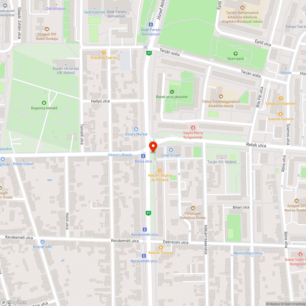 Rossz tábla - József A. sgt. 75. bejelentés helye