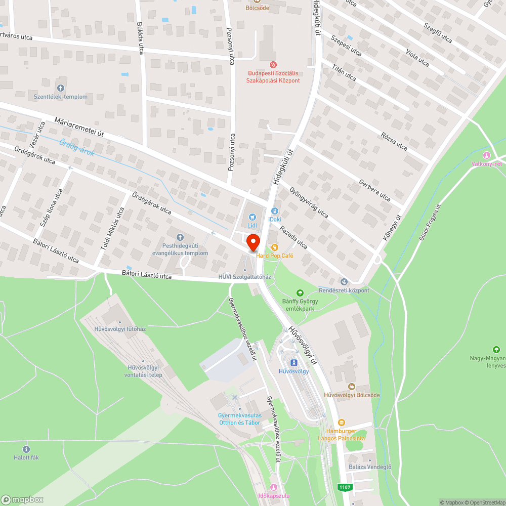 Villódzó útinformos kijelző bejelentés helye