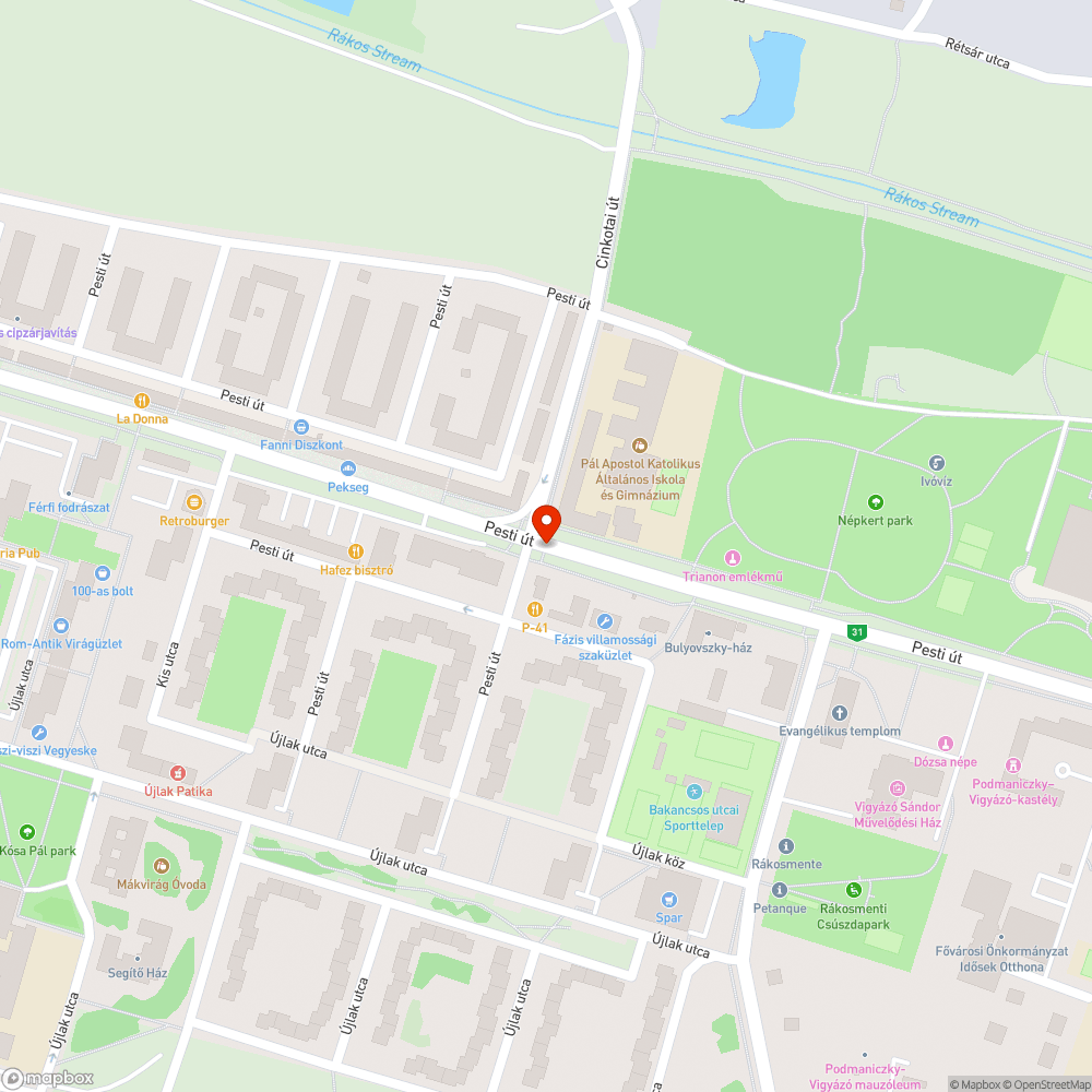 Üveg törmelék bejelentés helye