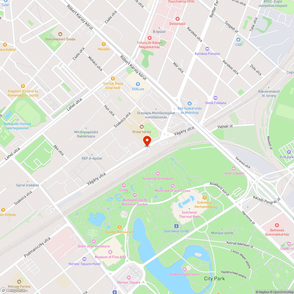 Vágány utcai hulladéklerakás bejelentés helye