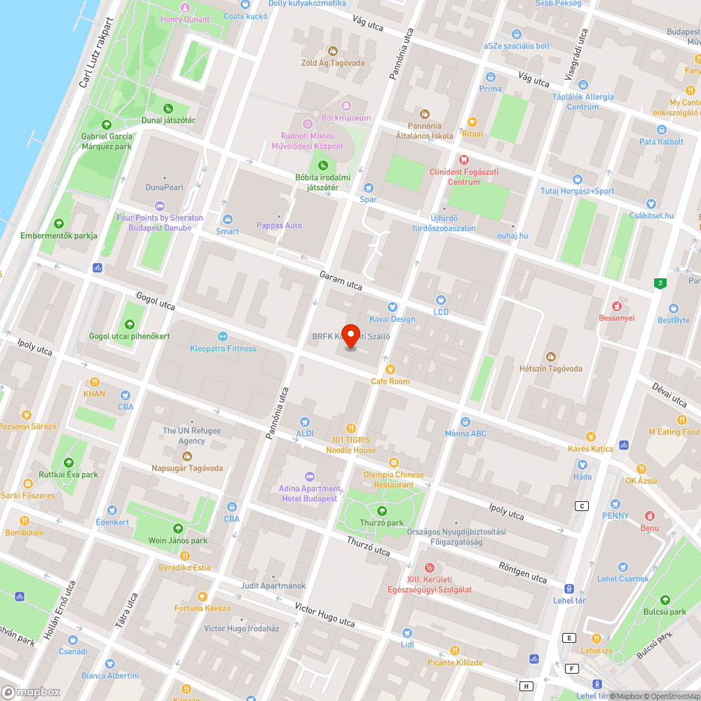 Balesetveszélyes biciklisáv bejelentés helye