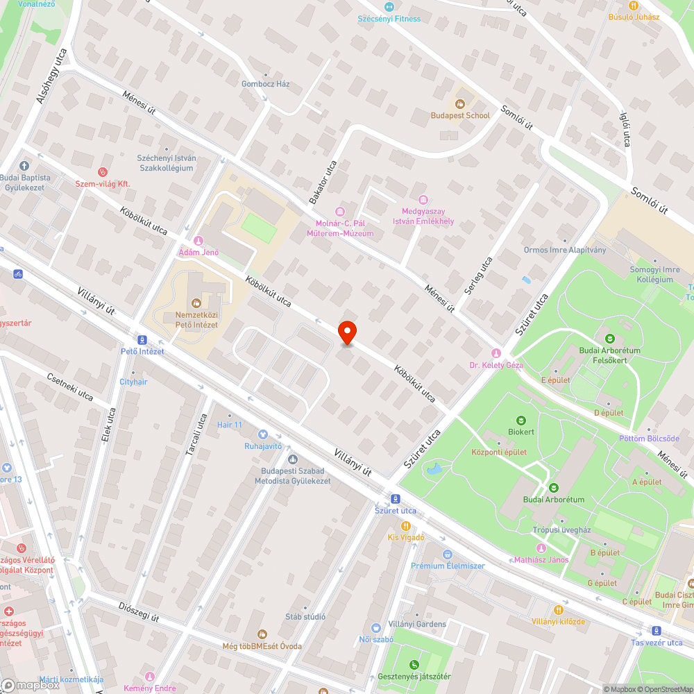 Sérült autó bejelentés helye