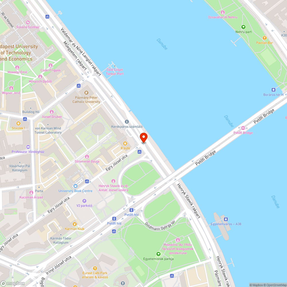 Hibásan működő gyalogos jelzőlámpa (szenzor) bejelentés helye