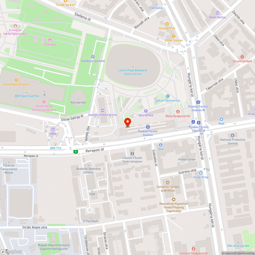 Összegrafitizett reklámtáblák bejelentés helye