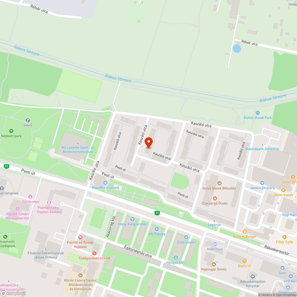 Lakótelepi szemét bejelentés helye