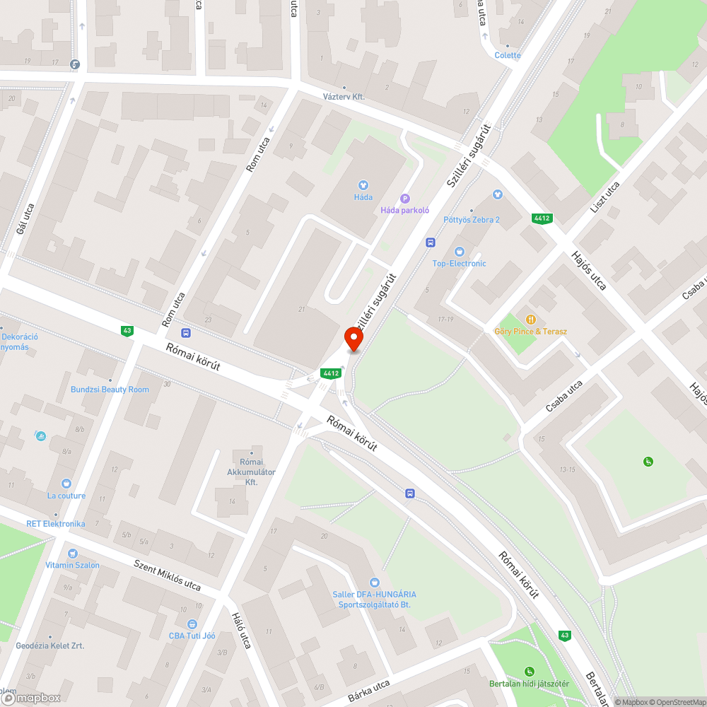 Kiszáradt tuják - Szilléri sgt eleje bejelentés helye