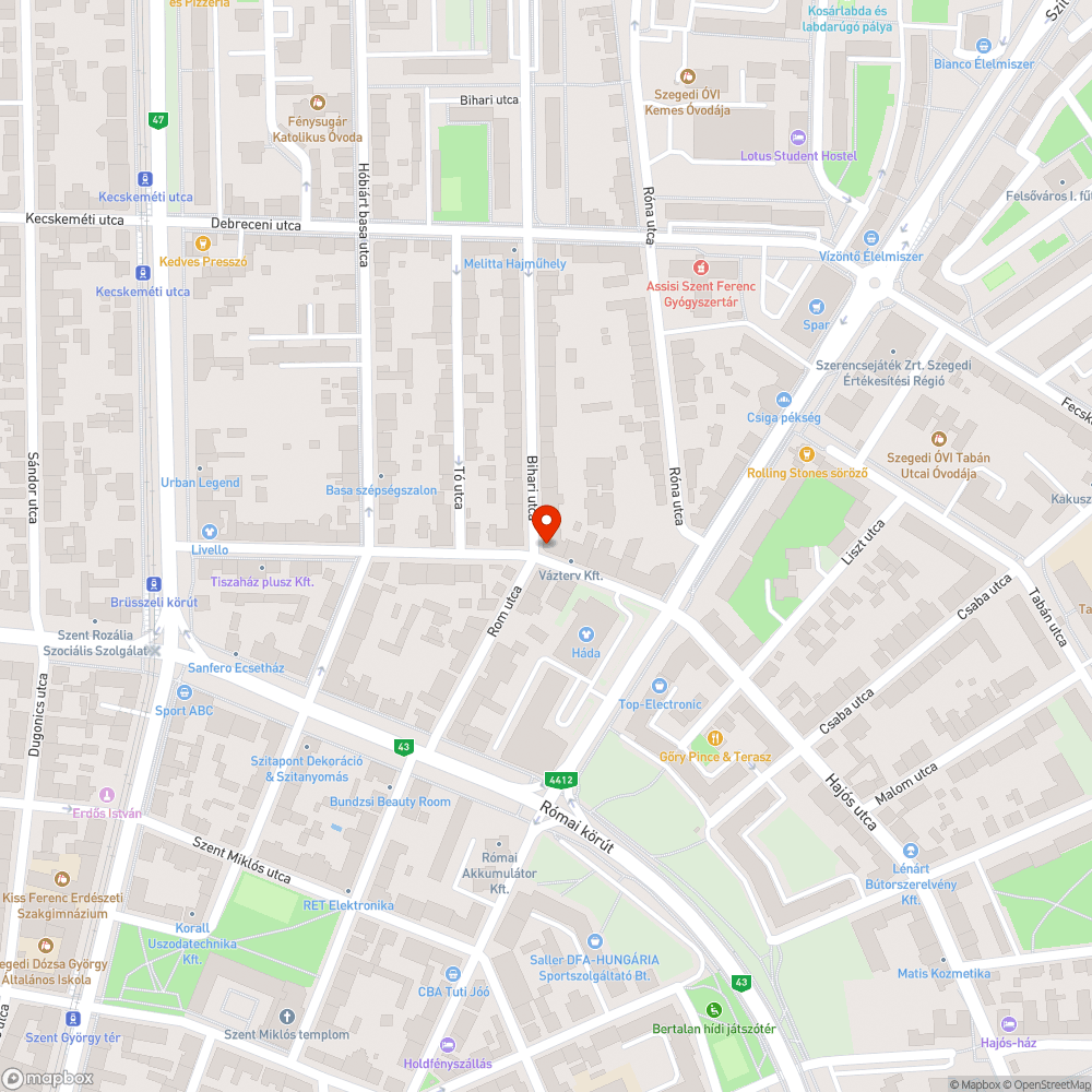 Kövek a ház előtt. bejelentés helye