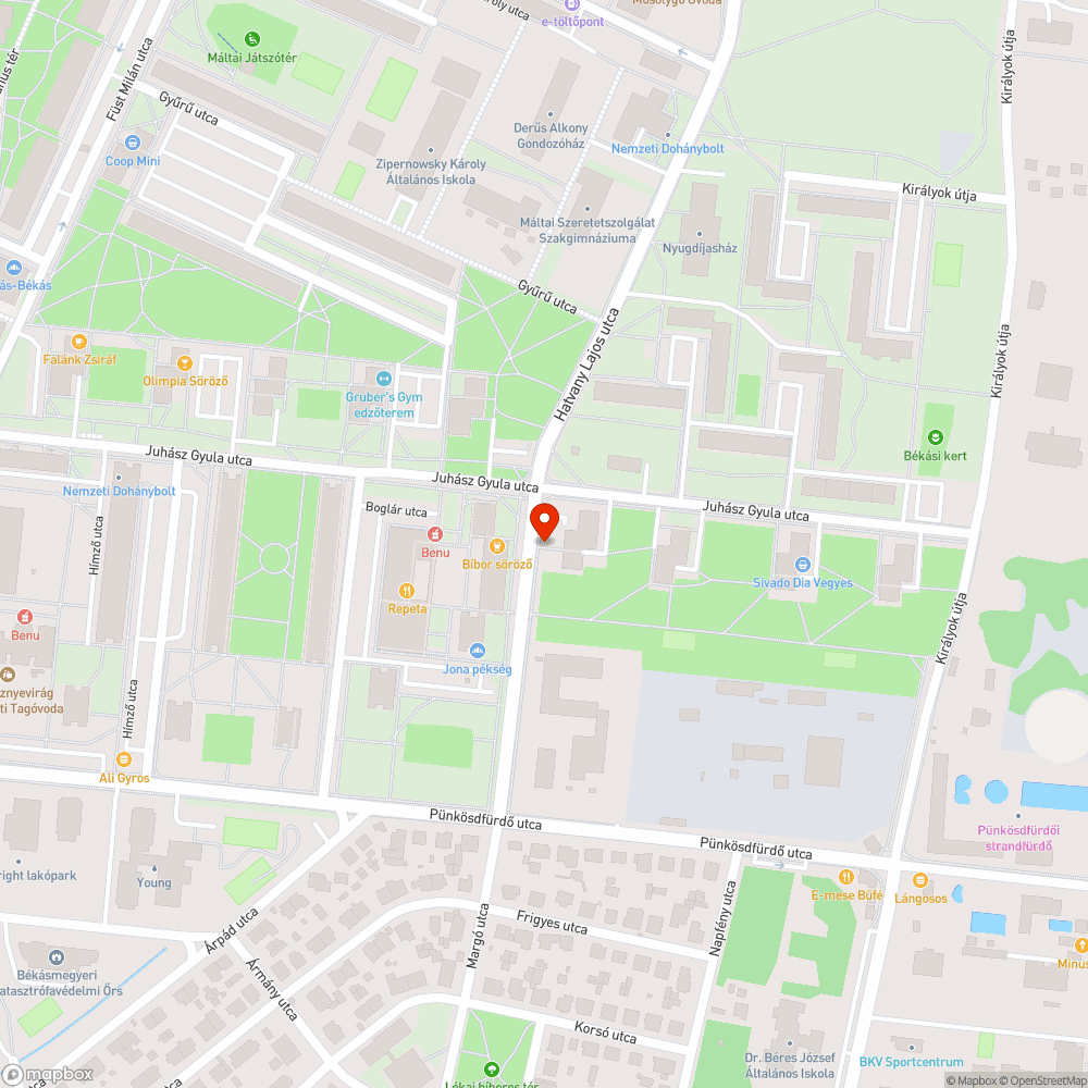 Szemetes bejelentés helye