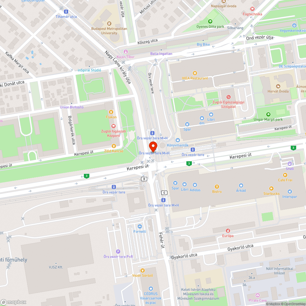 Matricás tábla bejelentés helye