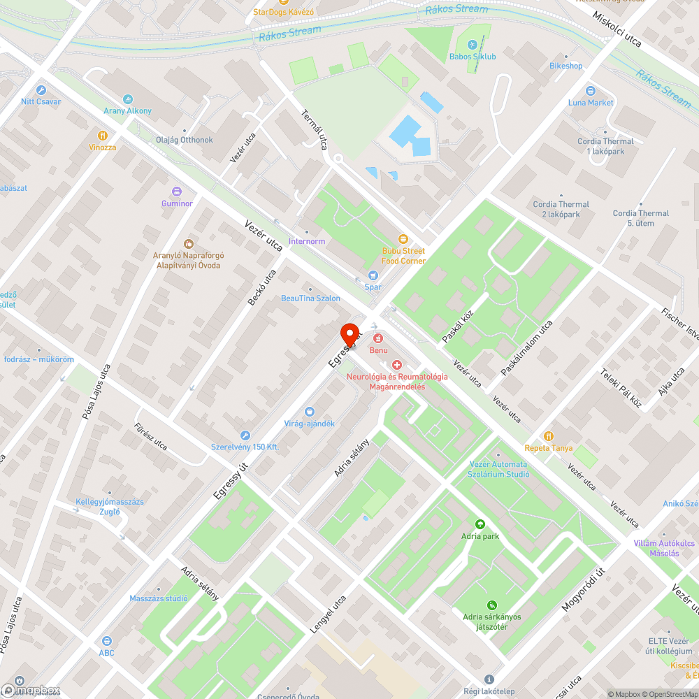 Esőben használhatatlan bejelentés helye