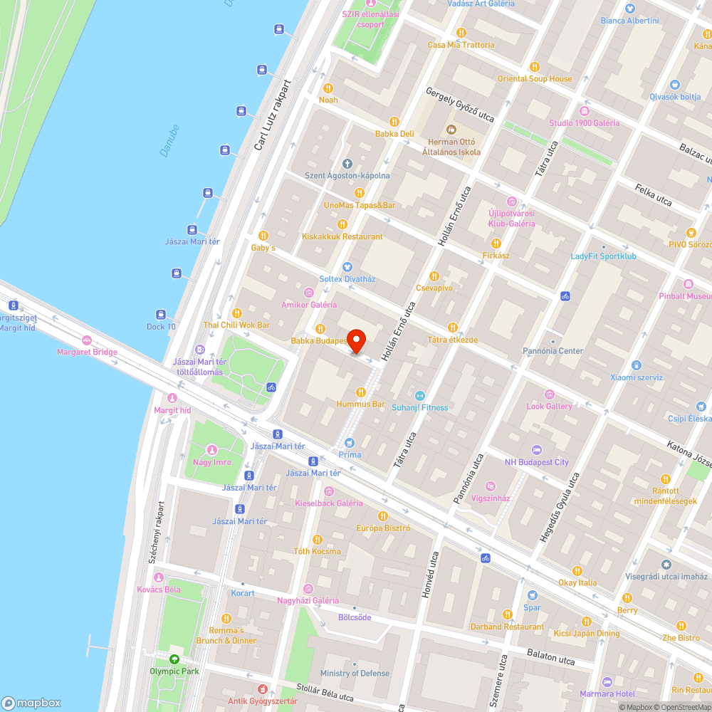 76-os troli elsőajtós bejelentés helye