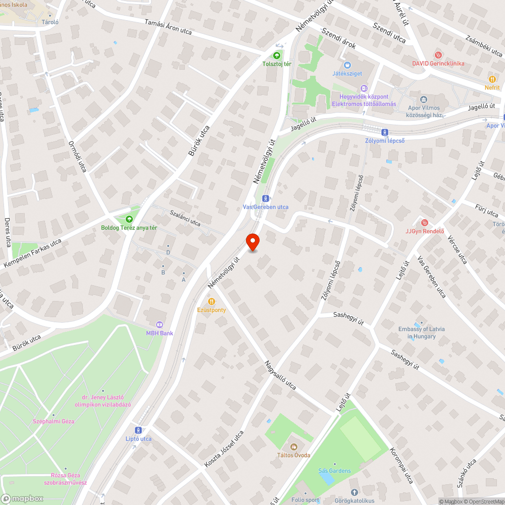 Elhagyott e-roller bejelentés helye