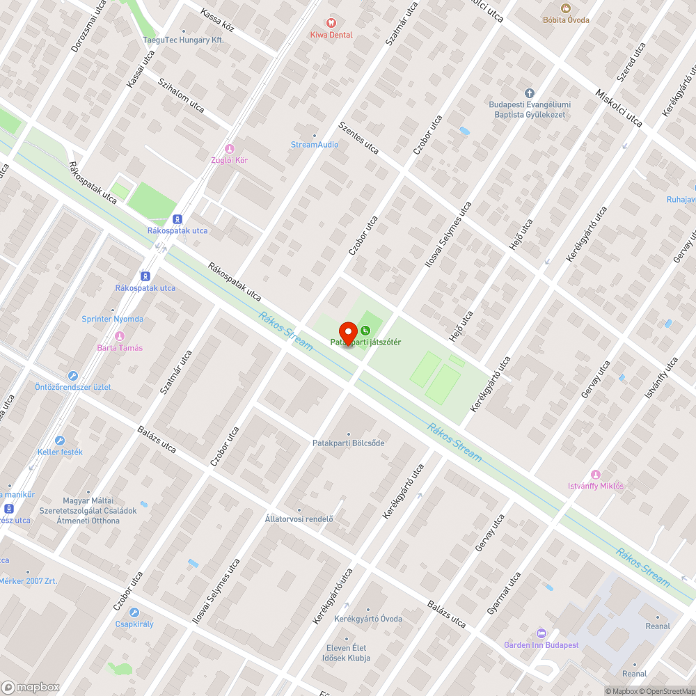 Kidőlt utca tábla bejelentés helye