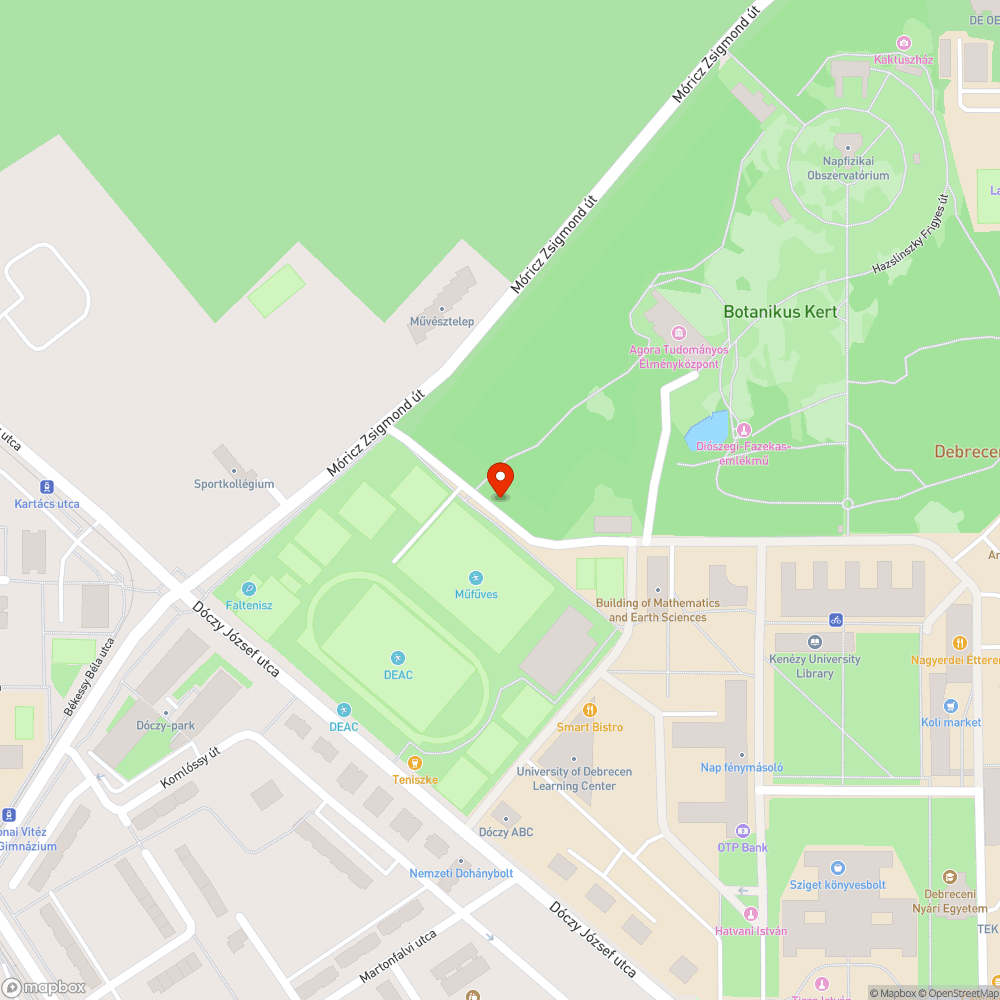 Kapukkal lezárt járda bejelentés helye