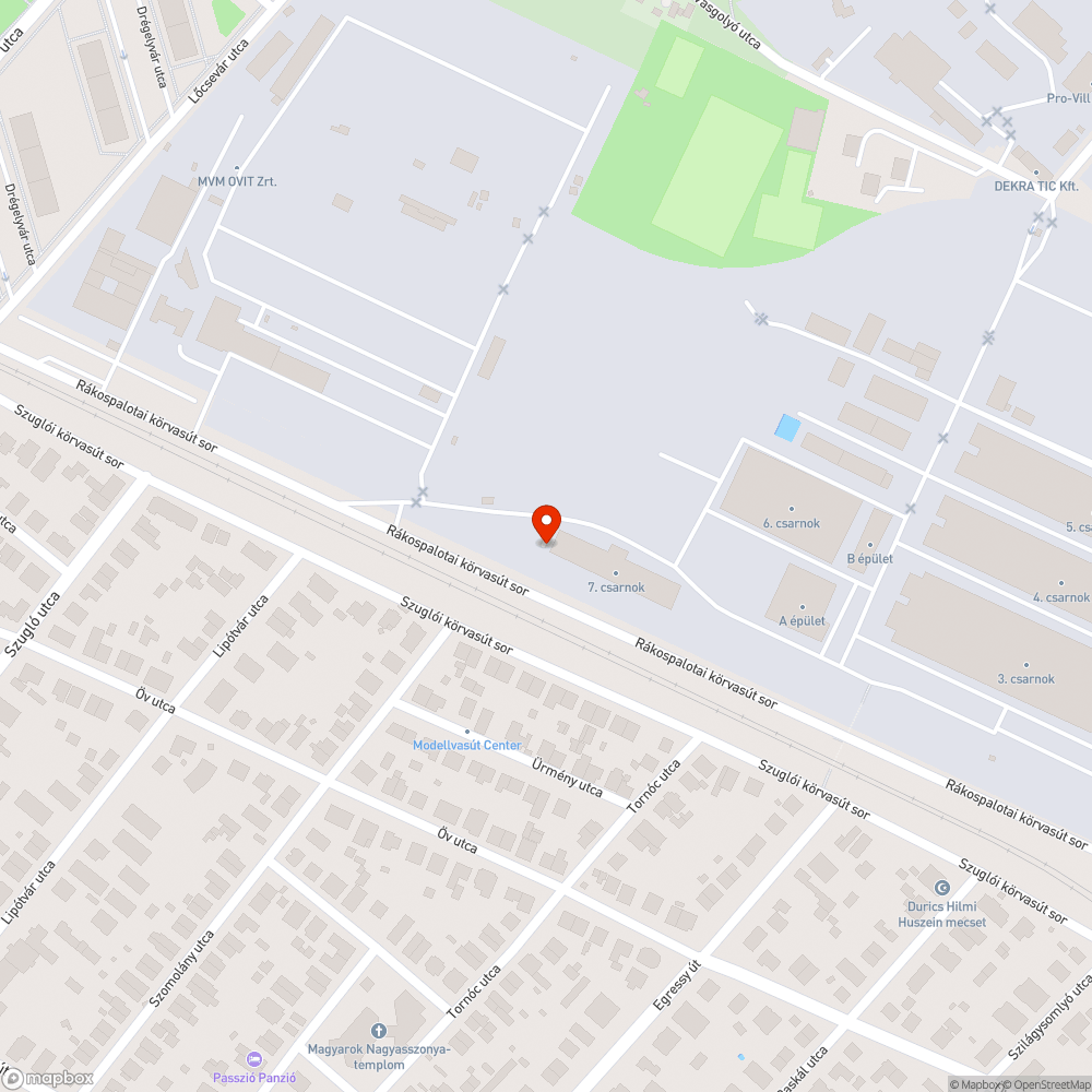 Elhagyott kuka bejelentés helye