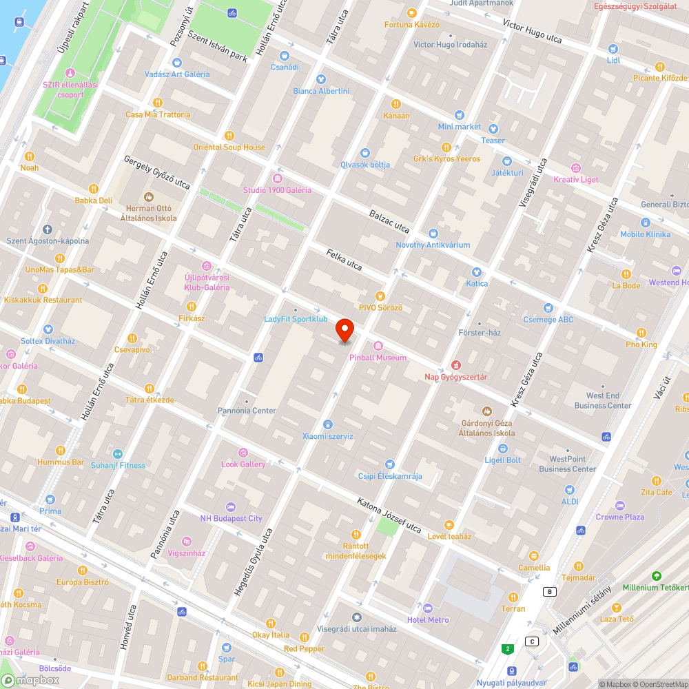 Miket látok a járdán? bejelentés helye