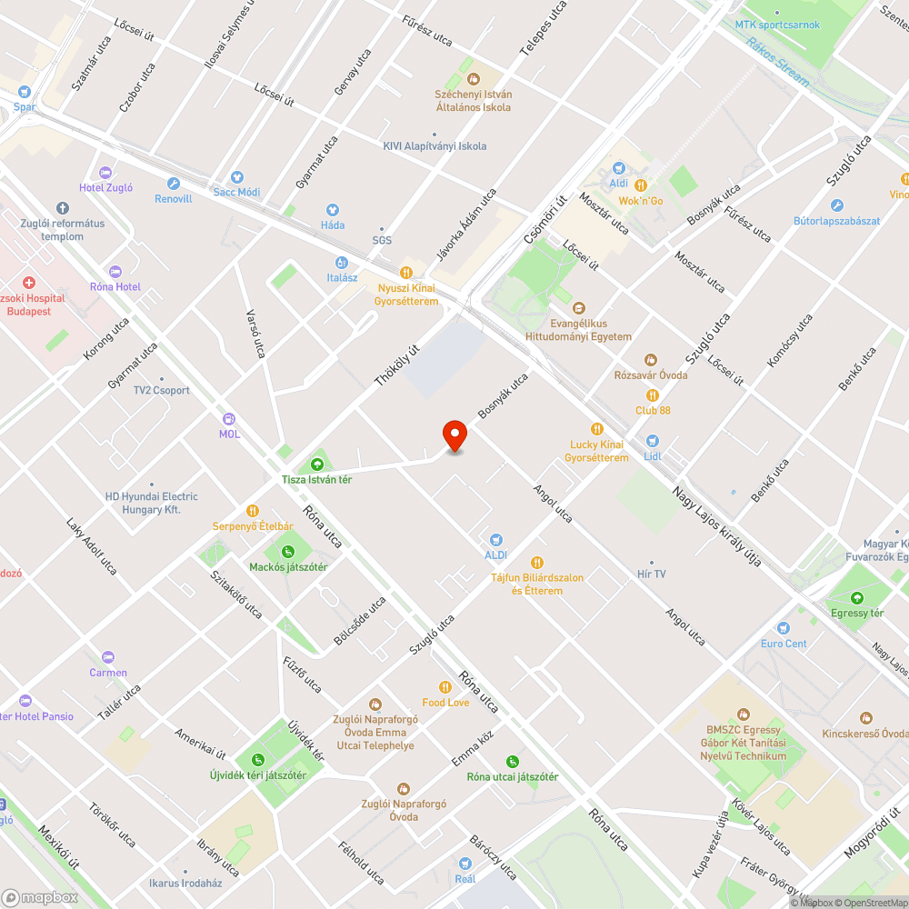 Kidobott, használt, mocskos matrac Bosnyák utca bejelentés helye